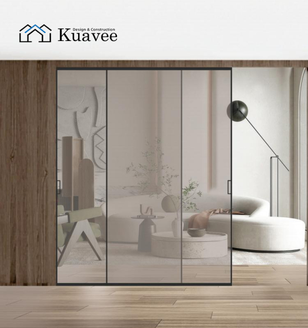 Durability Save Space Bottom Track Load-bearing Door