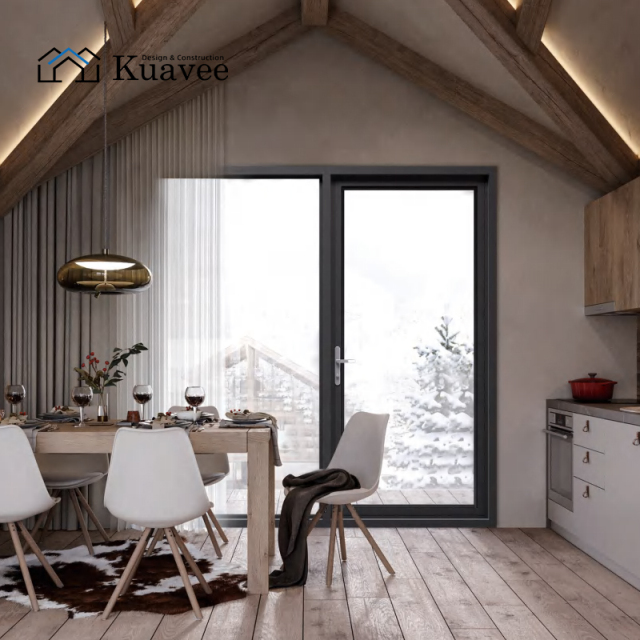 Contemporary Look Inward Outward Opening Exterior Door