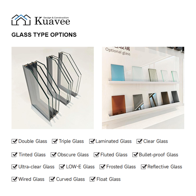 Anti-corrosive Aluminum Hinged Door With Double-glazed Glass