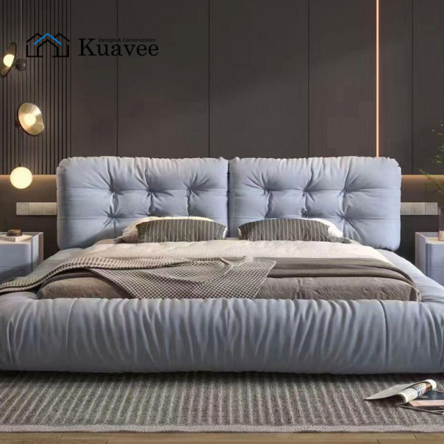 Wholesale Unique Design Upholstered Soft Platform Bed