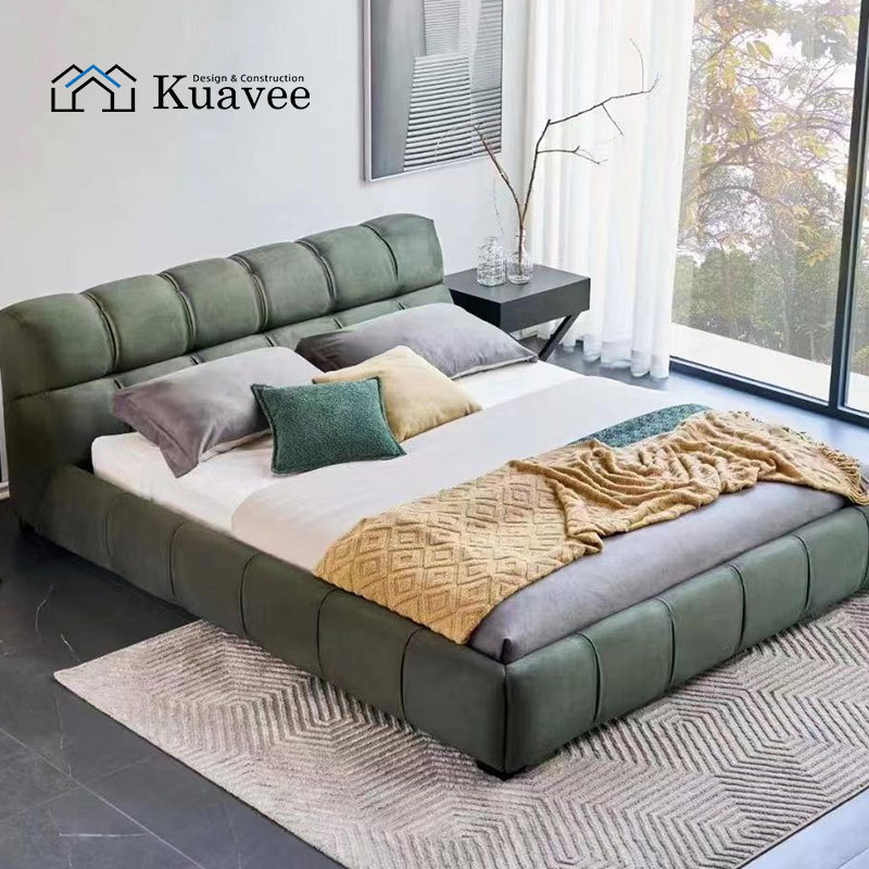 Wholesale Unique Design Upholstered Soft Platform Bed