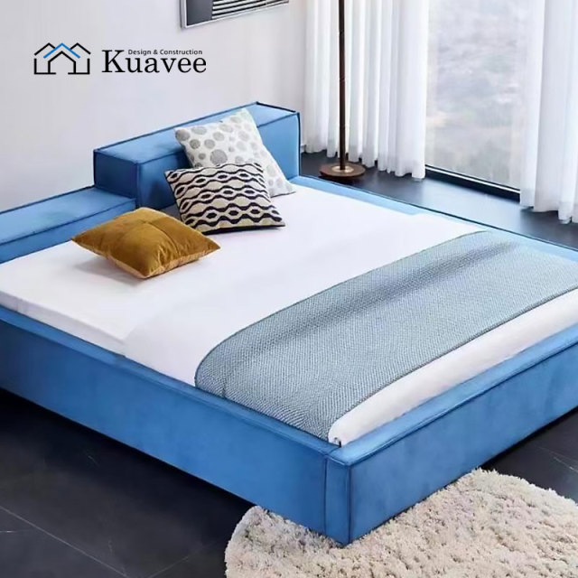 High Quality Soft Comfortable Wooden Bed for Hotel Apartment
