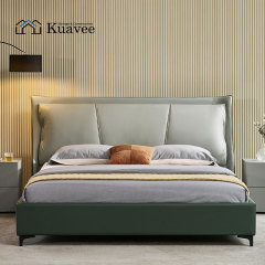 Eco-Friendly Modern Bedroom Furniture Classic Queen Bed