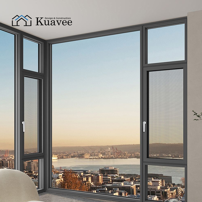 Heat-insulating aluminum alloy windows