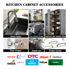 Stable Stainless Steel Kitchen Cupboard With Smooth Surface