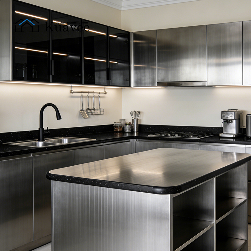 Commercial Low-maintenance Stainless Steel Kitchen Cupboard