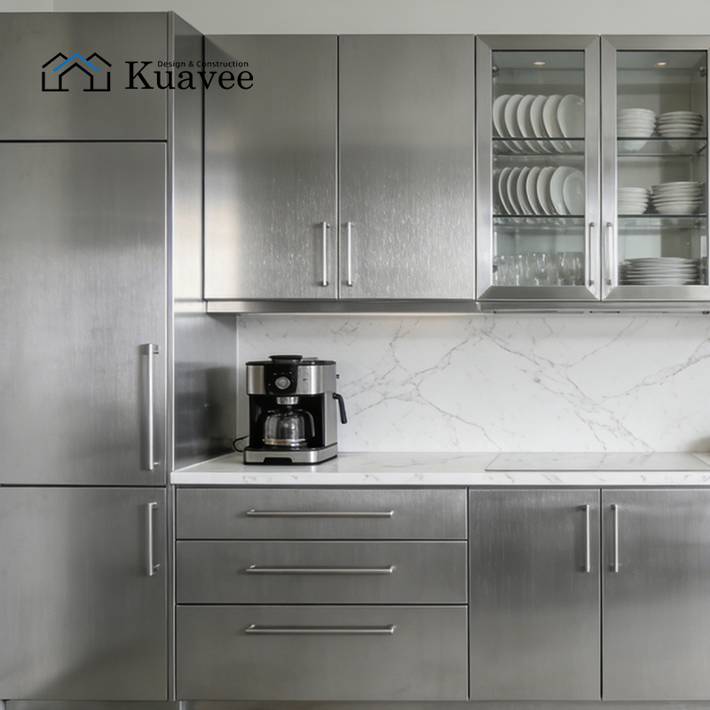 Commercial Low-maintenance Stainless Steel Kitchen Cupboard