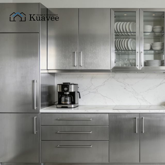 Commercial Low-maintenance Stainless Steel Kitchen Cupboard