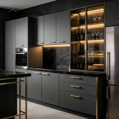Color Size Cutsom Matte Metal Handle Kitchen Cabinet