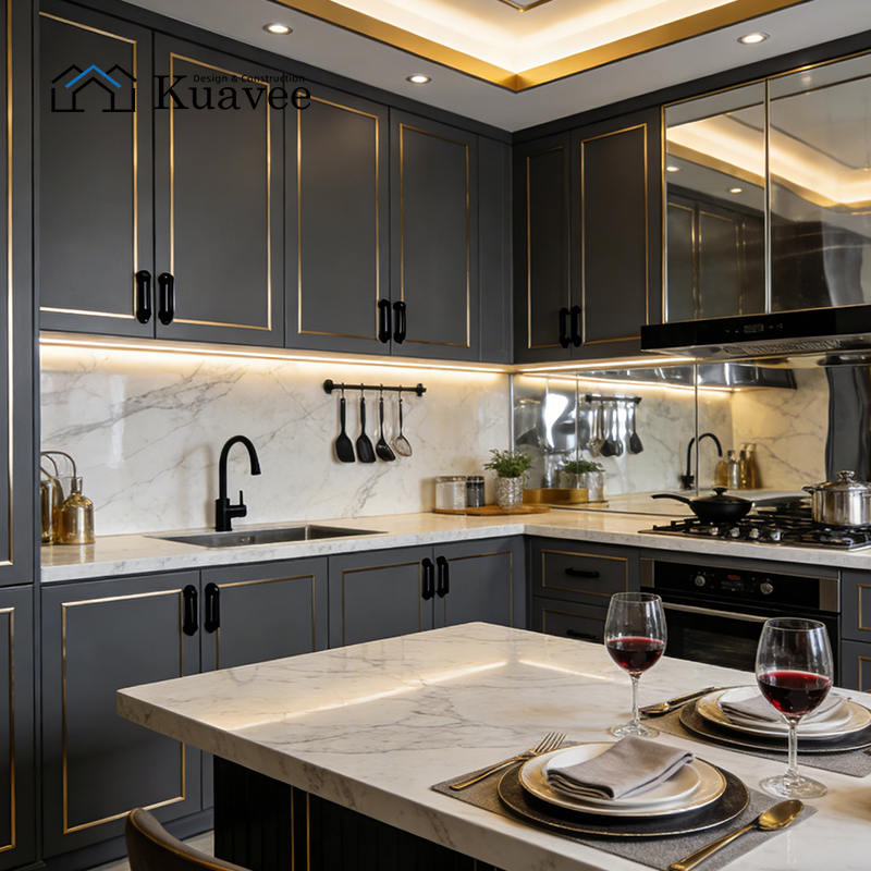 Color Size Cutsom Matte Metal Handle Kitchen Cabinet