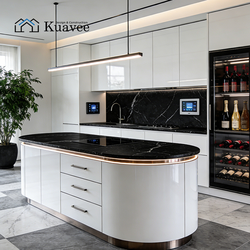 modern Kitchen Cabinet With Kitchen Island