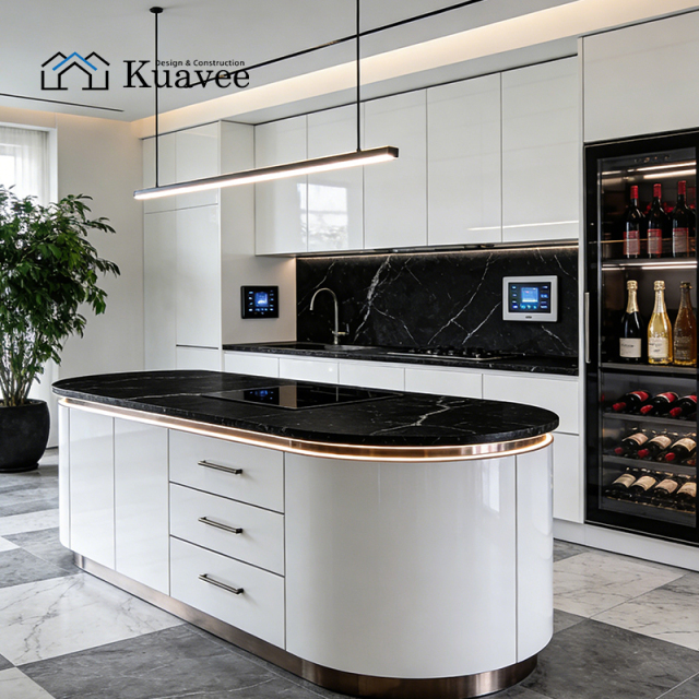 modern Kitchen Cabinet With Kitchen Island