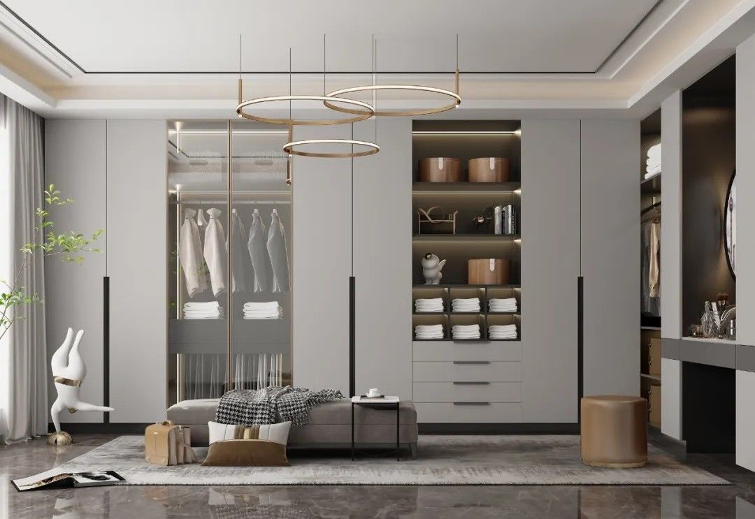 Modern large capacity closet