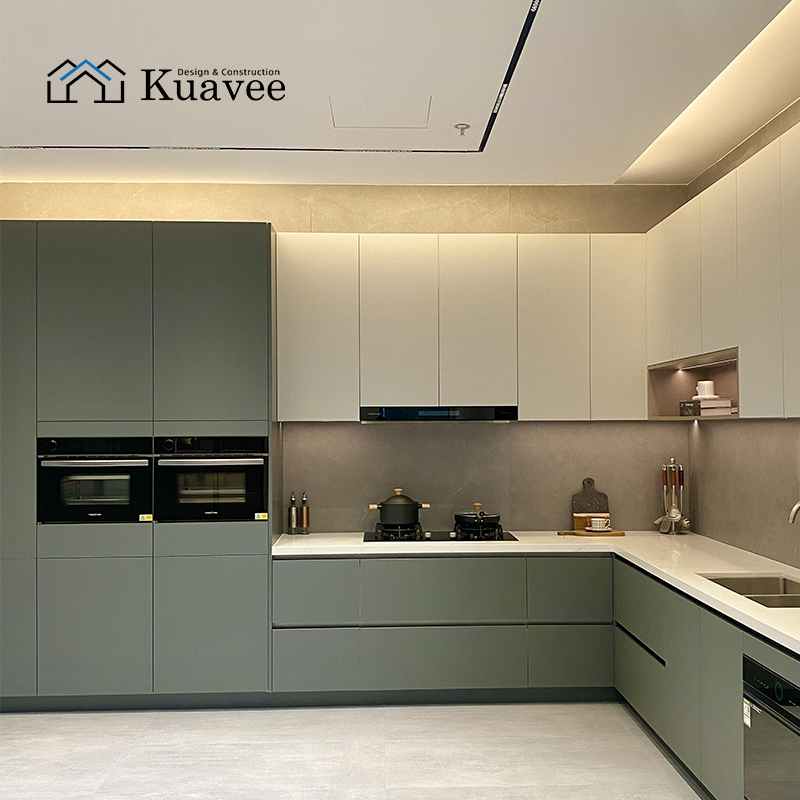  seamless smooth surface concealed cabinet