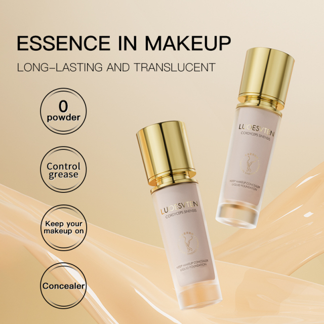 Private Label Vegan Oil Control Concealer Long Lasting Beauty Liquid Foundation for Face Makeup