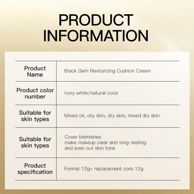 Private Label Factory Price Long-Lasting Full Coverage Oil Control Matte Makeup Cosmetics Cushion Foundation for Women