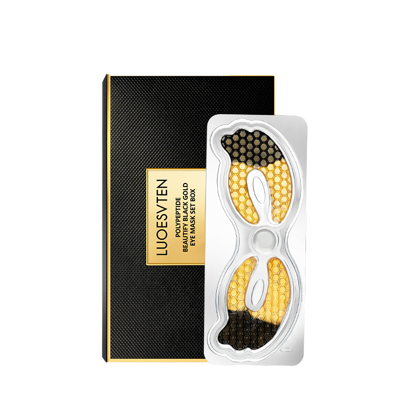 Private Label Firming Tightening  Hydrogel Under Eye Skin Eye Patches with 24K Gold Collagen Peptides