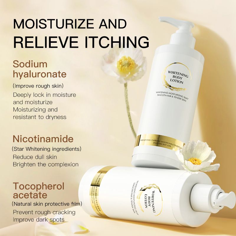 Wholesale Low Moq Whitening Moisturizing Skin Easily Absorb Body Cream Lotion Manufacturer
