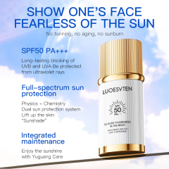 Natural Sunscreen SPF50 Anti UVA Rays Anti UVB Rays Protect Skin Sunsblock for Gardening Biking Hiking Boating  or Walking