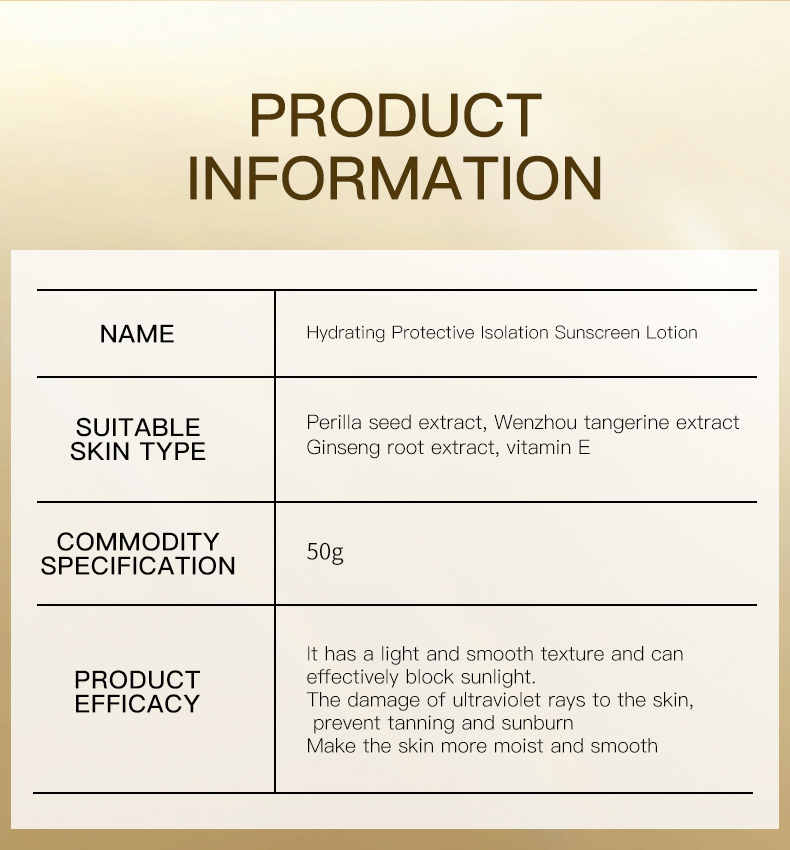 Custom Hydrating Tone-Up Lightweight  Non-Greasy Feel SPF50+ Formula  Full Sun UV Protection Sunscreen Products