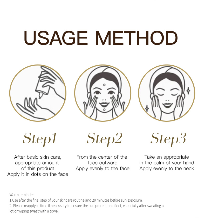 Private Label Mineral SPF 50 Skincare UVA/UVB protection Sunscreen Mineral Sunscreen