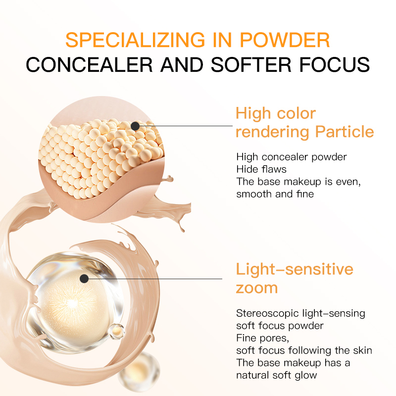 Oil Control Brightening Contain Nicotinamide Serum Long-lasting Concealer Cordyceps Skin Care Liquid Foundation