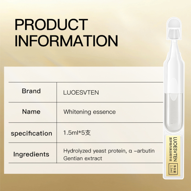 Whitening Peptide Serum Intensive Ampoule with Hyaluronic Acid Niacinamide for Skin Lightening
