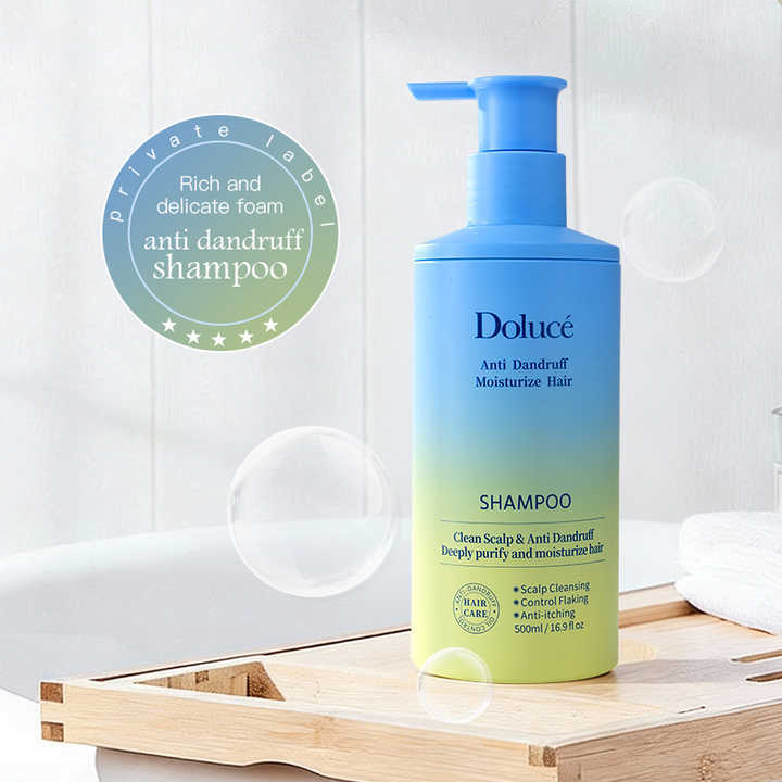 Private Label Custom Brand Cleaning Scalp Moisturizing Hair Anti Dandruff Shampoo Manufacturer in Guangzhou