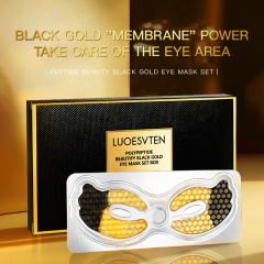 Private Label Custom logo Factory Price Collagen Peptides 24K Gold Eye Mask Patches for Firming Eye Around Skin and Anti-aging