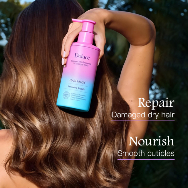 OEM ODM Professional Repairs Restores Weak Over Processed Hair Improving Texture Elasticity and Shine Hair Mask Manufacturer