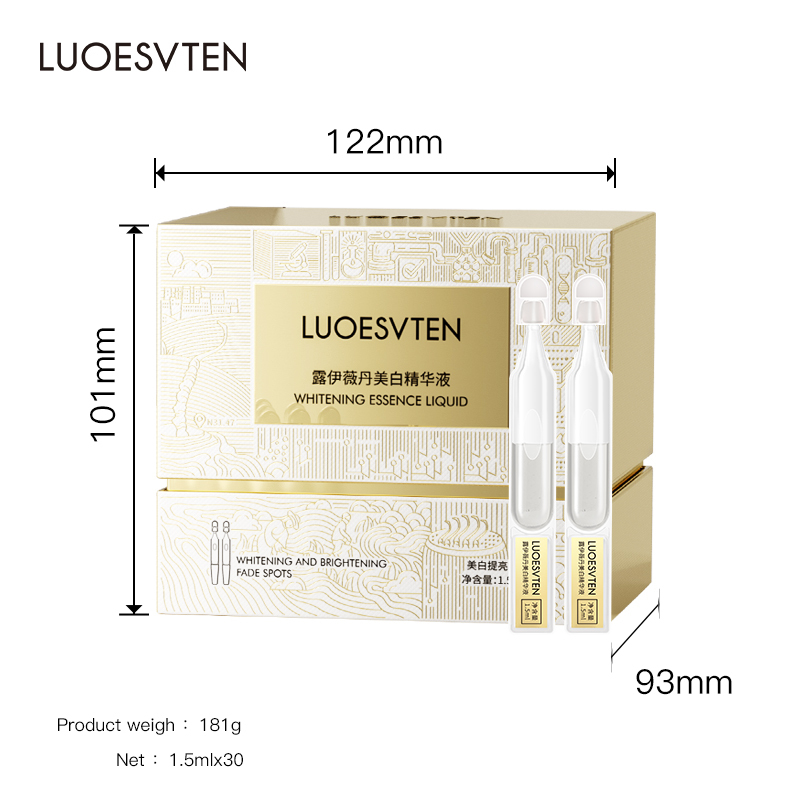 Whitening Peptide Serum Intensive Ampoule with Hyaluronic Acid Niacinamide for Skin Lightening