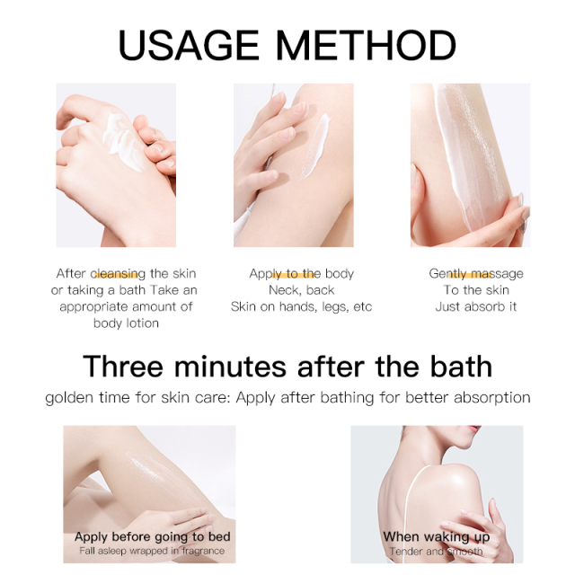 OEM ODM Moisturizing Fast Absorbing Skin Nourishing Lotion Perfume Body Lotion with Flora Scent