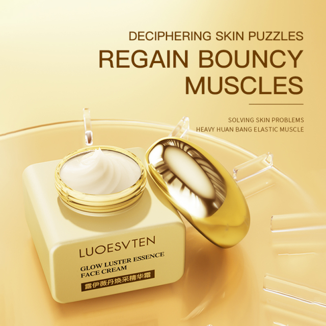 Custom Logo Brightening Moisturizing Restores Youthful Glow for Smoother Firmer and Healthier Looking Skin Face Cream