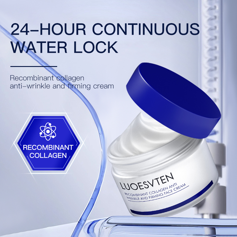 Wholesale Anti-wrinkle Anti-aging Moisturizing Smooth Non Sticky 50g Collagen Face Cream for Skincare