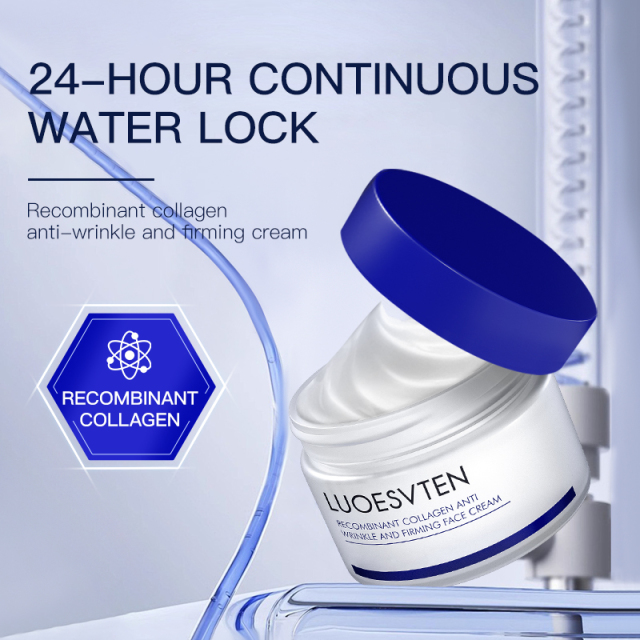 Wholesale Anti-wrinkle Anti-aging Moisturizing Smooth Non Sticky 50g Collagen Face Cream for Skincare