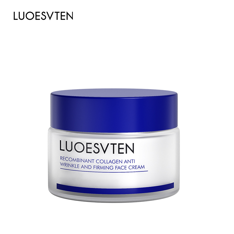 Wholesale Anti-wrinkle Anti-aging Moisturizing Smooth Non Sticky 50g Collagen Face Cream for Skincare