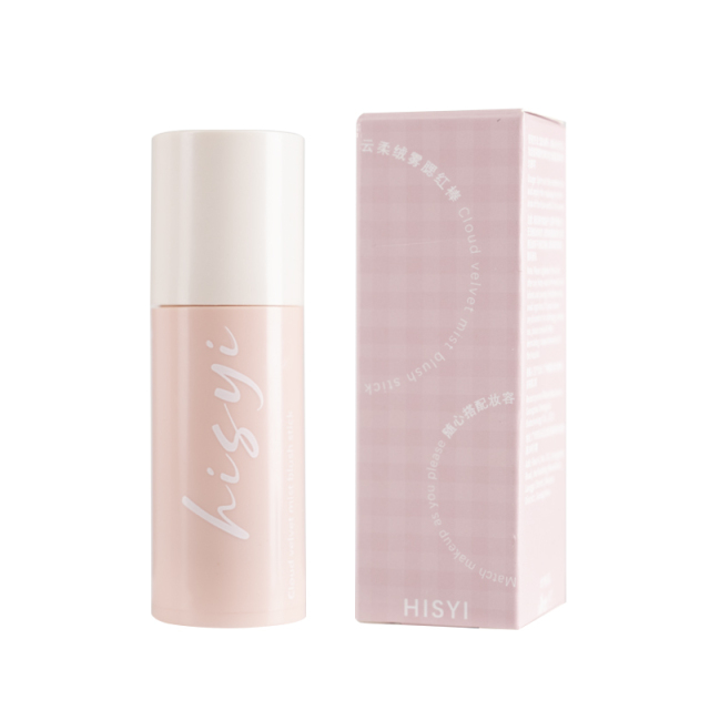 Custom logo Liquid Blush Multi Use Makeup Stick with Sponge Brush Head for Cheeks Matte Finish