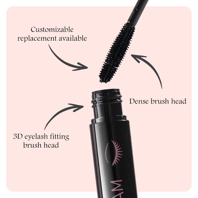 Custom Brand logo Waterproof Colorful Custom logo 3D Curl Eyelashes Essence Mascara