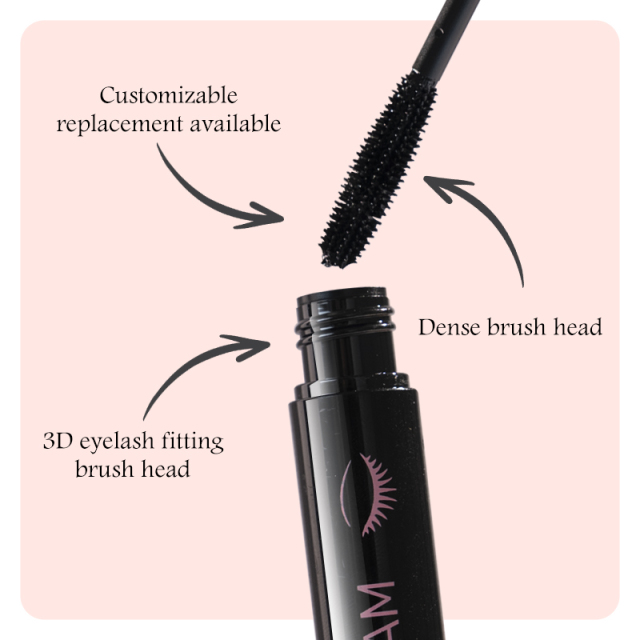Custom Brand logo Waterproof Colorful Custom logo 3D Curl Eyelashes Essence Mascara