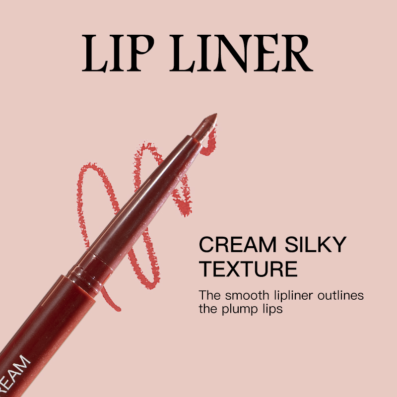 Private Label High Pigment Lightweight Trendy Matte Long-Lasting Matte Finish Lip Liner and Lip Gloss Set