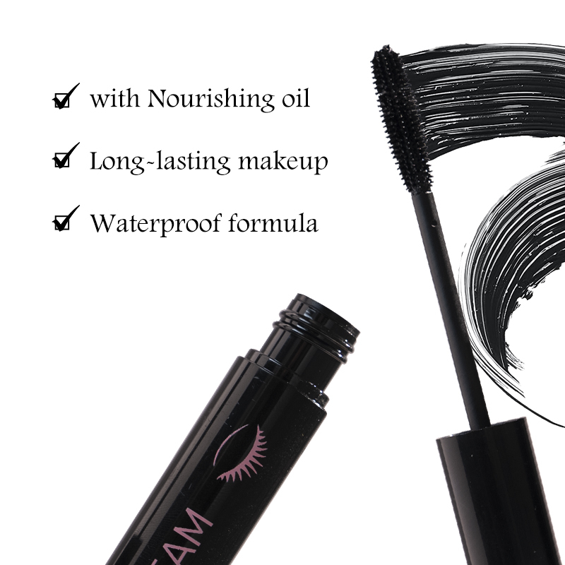 Custom Brand logo Waterproof Colorful Custom logo 3D Curl Eyelashes Essence Mascara
