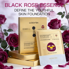 OEM ODM Black Rose Anti Oxidant Light Line Firming Soothing Moisturizing Skin Care Facial Mask
