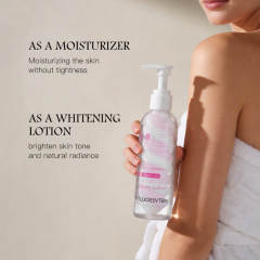 OEM ODM Niacinamide Brighten Skin Essential Oil Whitening Soothing Nourishing Moisturizing Body Lotion for Glowing Skin