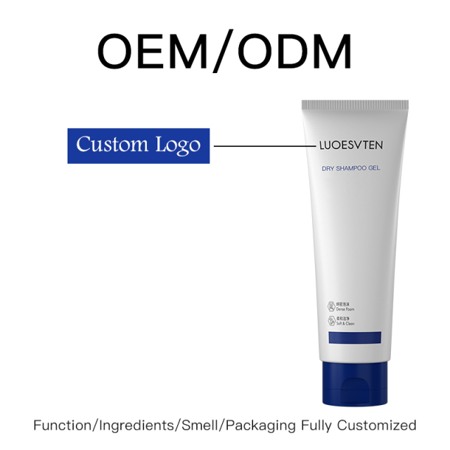 OEM ODM Custom logo No Need to Wash Oil Control Volumizing Gel Shampoo 24-hour Oil Control Improves Itchy Scalp