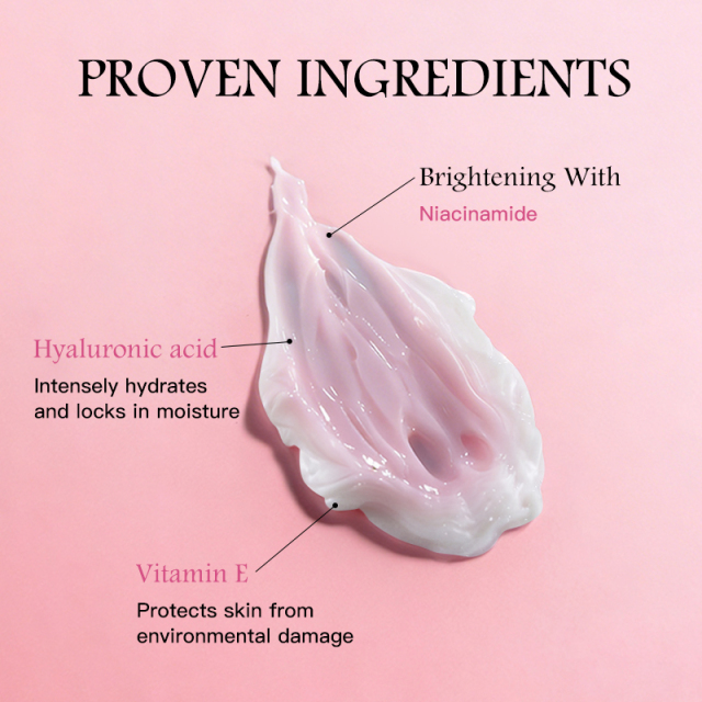 OEM ODM Niacinamide Brighten Skin Essential Oil Whitening Soothing Nourishing Moisturizing Body Lotion for Glowing Skin