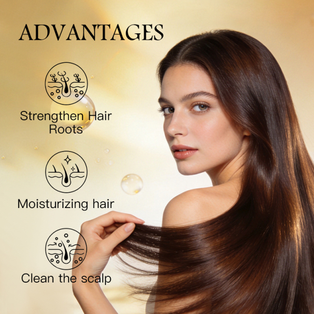Custom Private Label Anti Hair Loss Shampoo Natural Herbal Nourishing Scalp Care Prevent Thinning Hair Shampoo