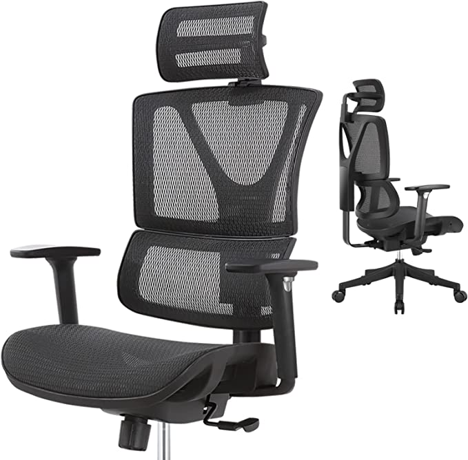 Dipper Rocking Gi DIPPER Ergonomic Office Chair- Rolling Computer Chair with Adjustable ...