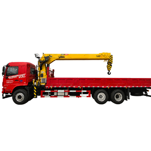 Truck-Mounted Crane Transport Vehicle ( 8-Ton With Rear Tandem Axles And Four-Section Boom ),YDchinauto