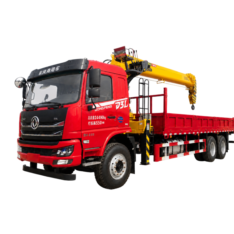 Truck-Mounted Crane Transport Vehicle ( 8-Ton With Rear Tandem Axles And Four-Section Boom ),YDchinauto