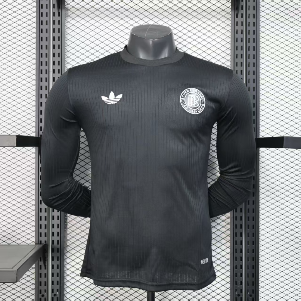 2025-26 Long Sleeve Germany Anniversary Edition Black - Jersey - Player Edition